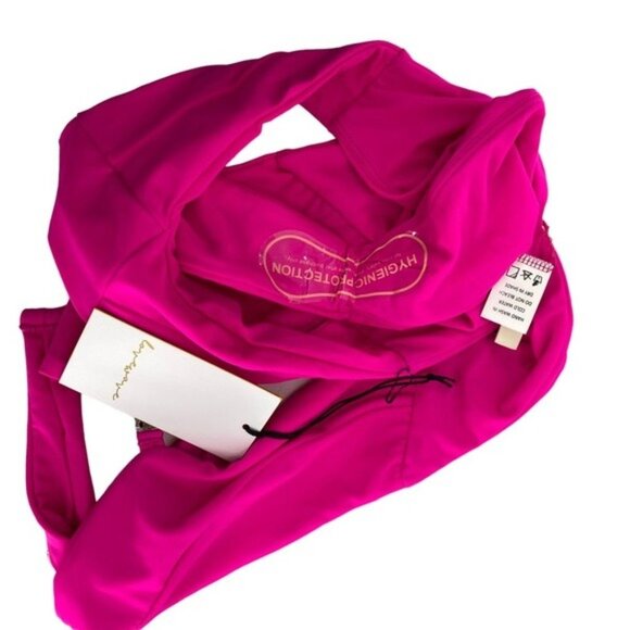 lovewave | NEW The Christensen One Piece Cut Out Swimsuit in Hot Pink Size S - Picture 10 of 12